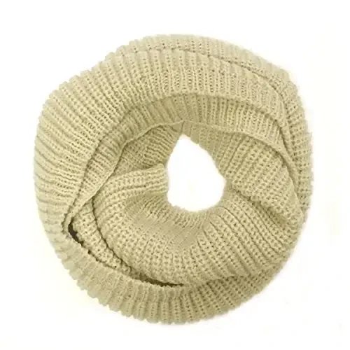 Wrapables Thick Knitted Winter Warm Infinity Scarf - WRAPABLES