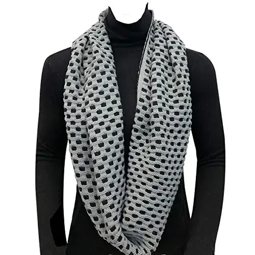 Wrapables Thick Knitted Winter Warm Infinity Scarf - 6