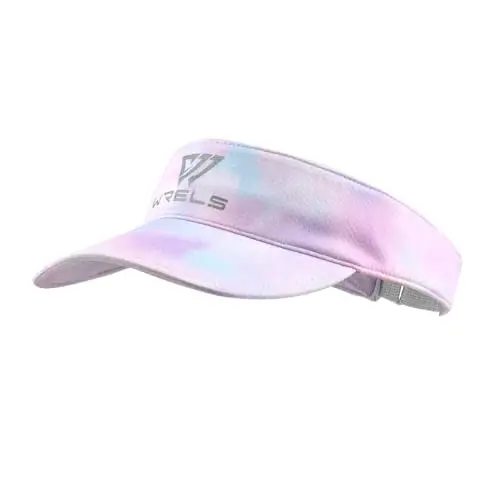 WRELS Visor Sun Hat for Kids Women Men,Adjustable Packable Sports Cap with Sweatband(46-60cm) - WRELS