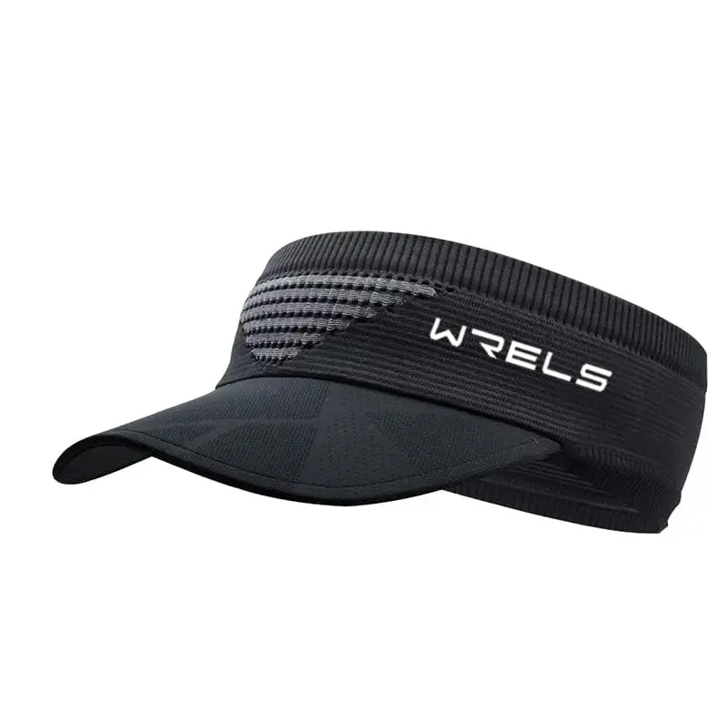 WRELS Visor Sun Hat for Kids Women Men,Adjustable Packable Sports Cap with Sweatband(46-60cm) - 2