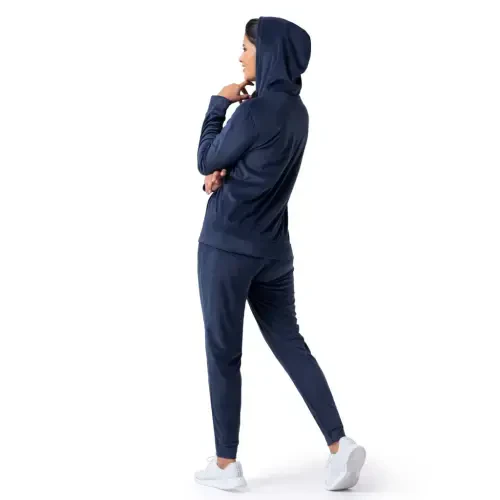 Wright's Women's Plush Velour Hoodie & Jogger Tracksuit Set, S-4X - 3
