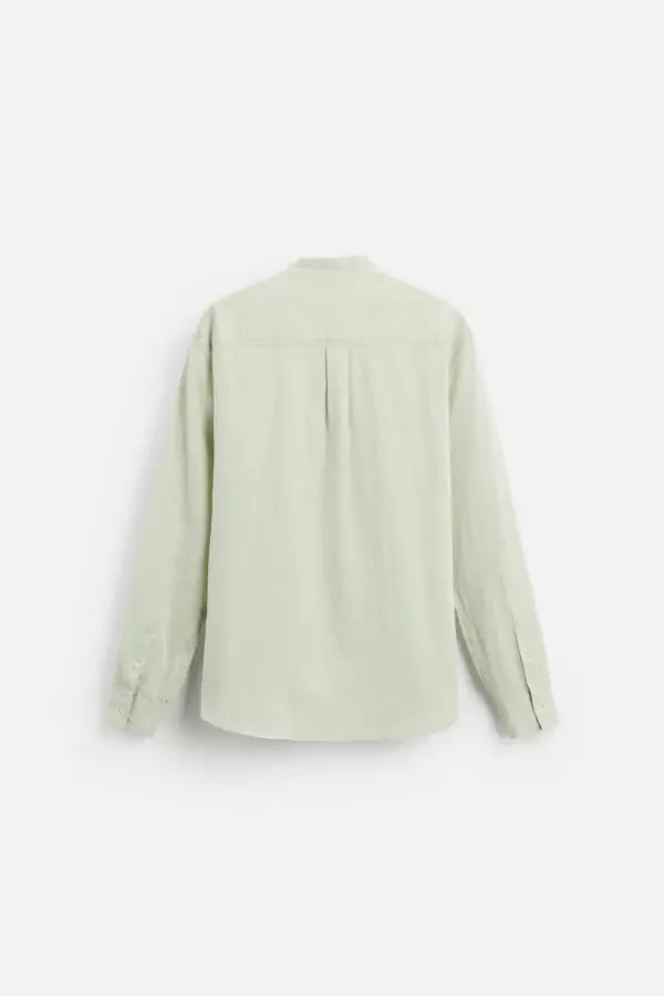 WRINKLE EFFECT SHIRT-Khaki - 6