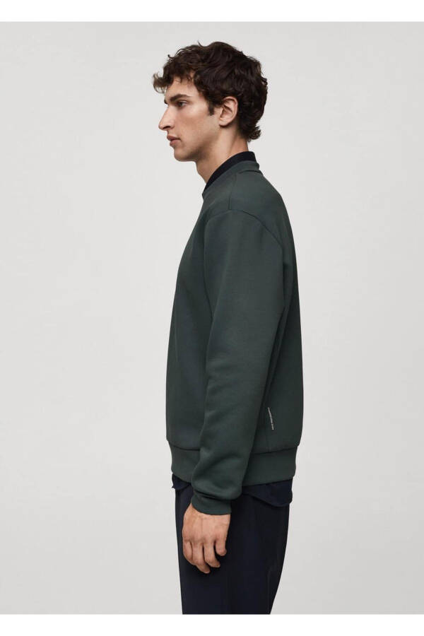 Wrinkle-Resistant Comfort Stretch Fabric Sweatshirt - 6