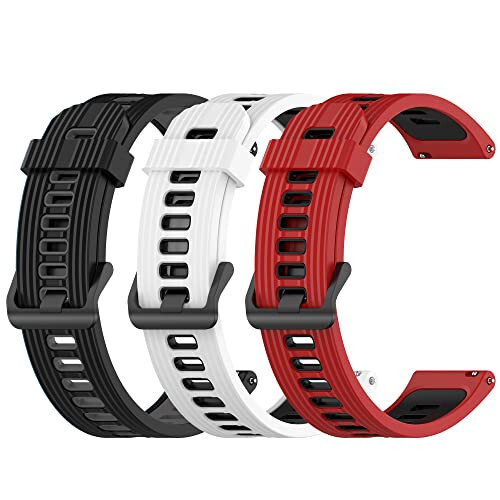 Wrist Strap Compatible With LIGE Smart Watch for Men, Replacement Wristband Compatible for LIGE BW1290/BW0290/BW0220/BW0264/BW0298/BW1831/ST2/ST8 Soft Silicone Watch Band Adjustable Wristband Bracelet - 1