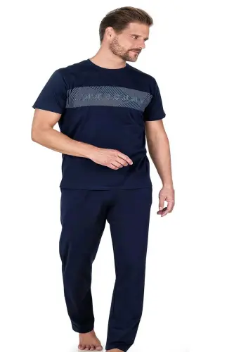 Written Men's Pajama Set-Visual 
