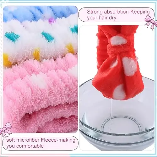 WSYUB Skincare Headband, 6pcs Headband for Washing Face,Spa&Makeup Headbands - 3