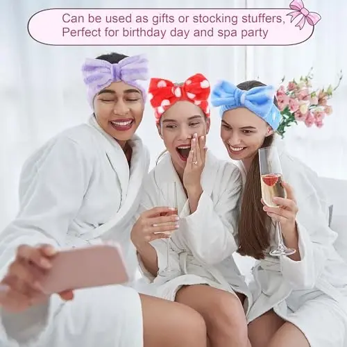 WSYUB Skincare Headband, 6pcs Headband for Washing Face,Spa&Makeup Headbands - 6