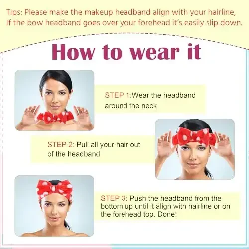 WSYUB Skincare Headband, 6pcs Headband for Washing Face,Spa&Makeup Headbands - 7