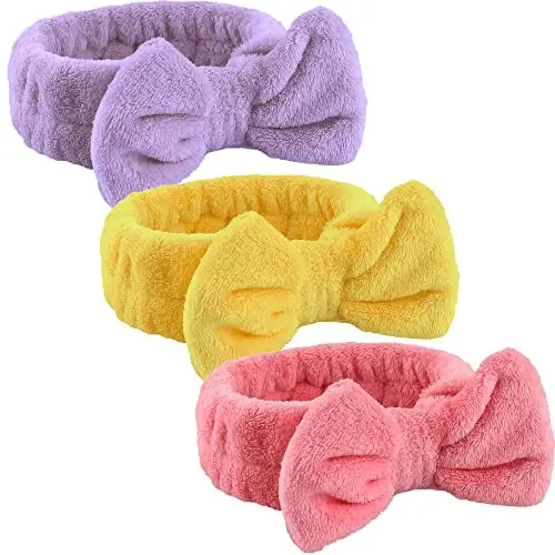 WSYUB Spa Headband, Makeup Headband for Washing Face, Bow Headbands for Women, Skincare Headbands - WSYUB