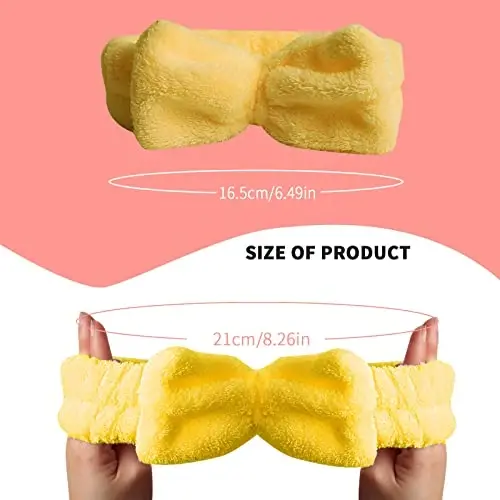 WSYUB Spa Headband, Makeup Headband for Washing Face, Bow Headbands for Women, Skincare Headbands - WSYUB (1)