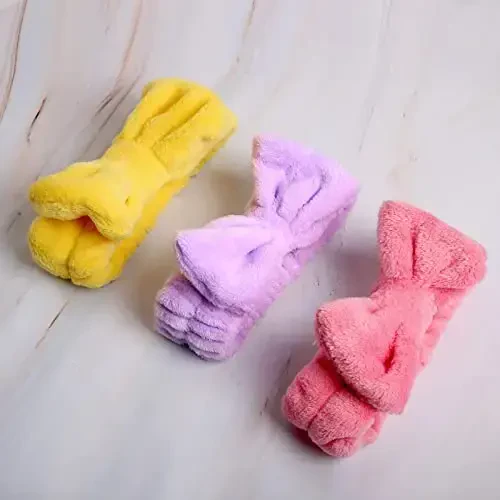 WSYUB Spa Headband, Makeup Headband for Washing Face, Bow Headbands for Women, Skincare Headbands - 6