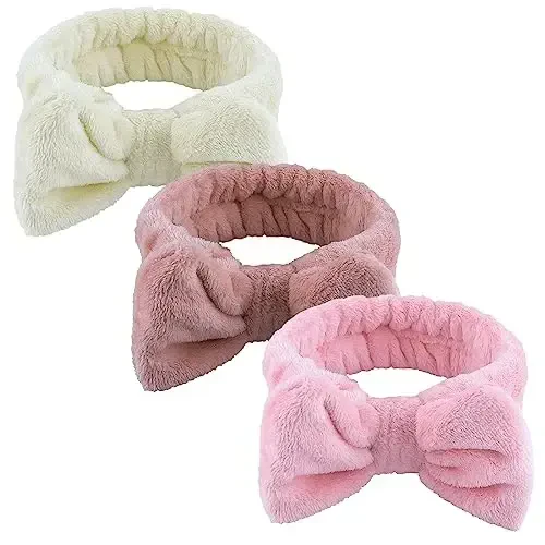WSYUB Spa Headbands, Makeup Headbands, Bow Headband for Washing Face skincare headbands for women, Hair Bands - WSYUB