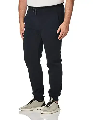 WT02 Men's Active Basic Fleece Joggers, Relaxed and Comfortable Sweatpants 