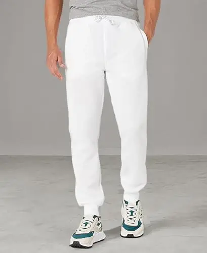 WT02 Men's Active Basic Fleece Joggers, Relaxed and Comfortable Sweatpants - 6