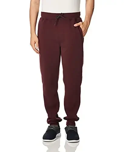 WT02 Men's Active Basic Fleece Joggers, Relaxed and Comfortable Sweatpants - 2