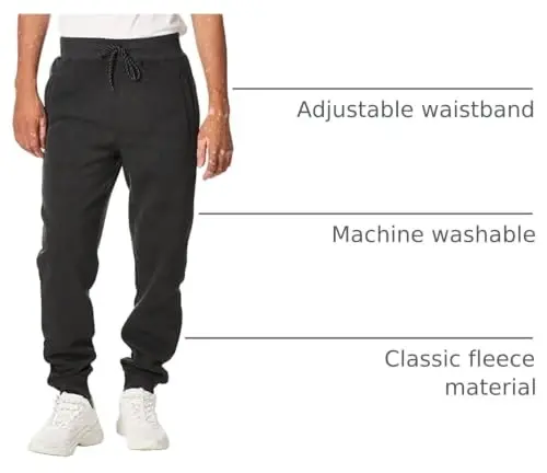 WT02 Erkek Aktif Temel Polar Jogger, Rahat ve Konforlu Eşofman Altı - 4