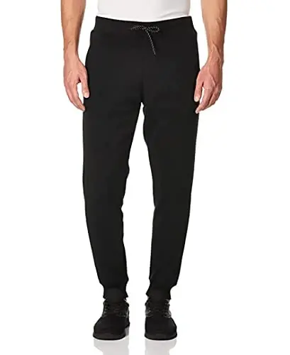 WT02 Men's Active Basic Fleece Joggers, Relaxed and Comfortable Sweatpants 