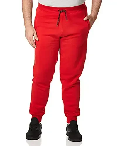 WT02 Men's Active Basic Fleece Joggers, Relaxed and Comfortable Sweatpants - 2