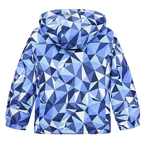 WULFUL Boy's Waterproof Ski Jacket Warm Fleece Hooded Winter Snow Coat - 2
