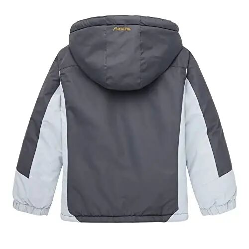 WULFUL Boy's Waterproof Ski Jacket Warm Fleece Hooded Winter Snow Coat - WULFUL (1)