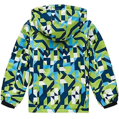 WULFUL Boy's Waterproof Ski Jacket Warm Fleece Hooded Winter Snow Coat - WULFUL (1)