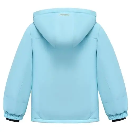 WULFUL Boy's Waterproof Ski Jacket Warm Fleece Hooded Winter Snow Coat - 3