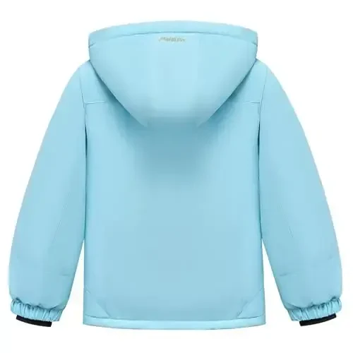 WULFUL Boy's Waterproof Ski Jacket Warm Fleece Hooded Winter Snow Coat - MODAZONE (1)