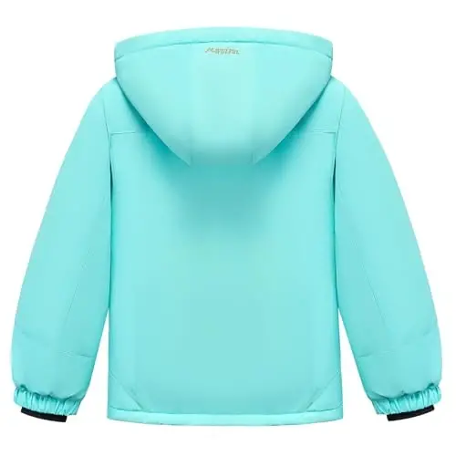 WULFUL Boy's Waterproof Ski Jacket Warm Fleece Hooded Winter Snow Coat - 2