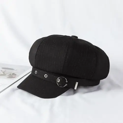 WULIQIUQIU French Beret Hats for Women Winter Newsboy Cap Spring Outdoor Sun Hat - 4