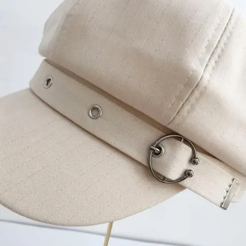 WULIQIUQIU French Beret Hats for Women Winter Newsboy Cap Spring Outdoor Sun Hat - 3