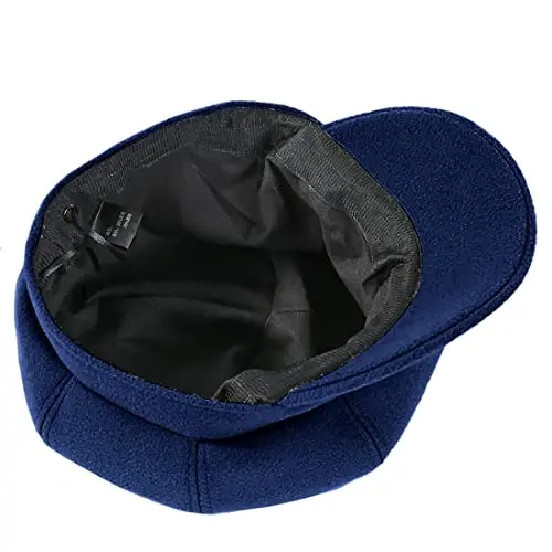 WULIQIUQIU Newsboy Caps for Women Classic Beret Hats Autumn Winter Cap | Adjustable, Breathable & Warm Retro 8-Panel Newsboy Hat, Lightweight Windproof for Daily Travel - 6