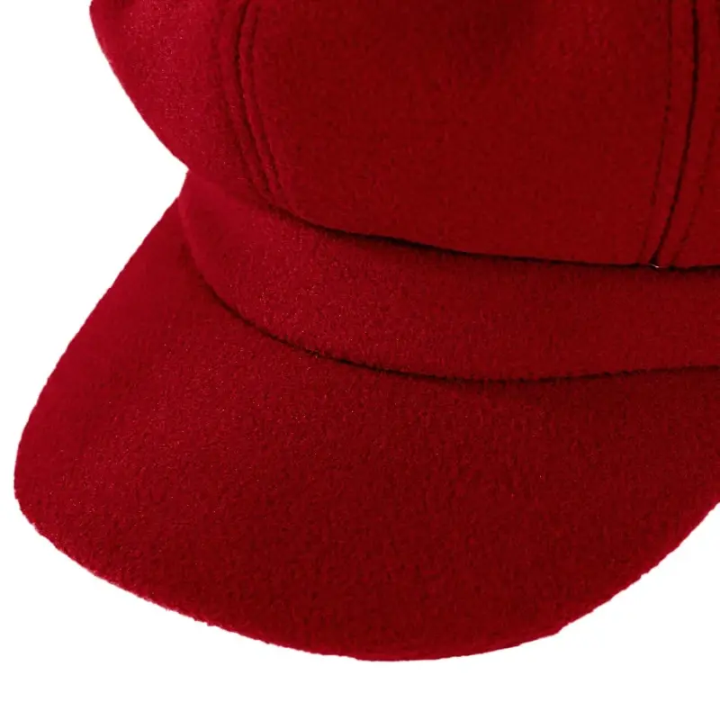 WULIQIUQIU Newsboy Caps for Women Classic Beret Hats Autumn Winter Cap | Adjustable, Breathable & Warm Retro 8-Panel Newsboy Hat, Lightweight Windproof for Daily Travel - 6