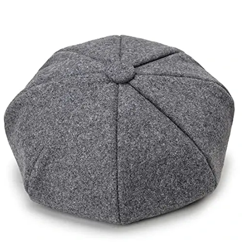 WULIQIUQIU Newsboy Caps for Women Classic Beret Hats Autumn Winter Cap | Adjustable, Breathable & Warm Retro 8-Panel Newsboy Hat, Lightweight Windproof for Daily Travel - 6