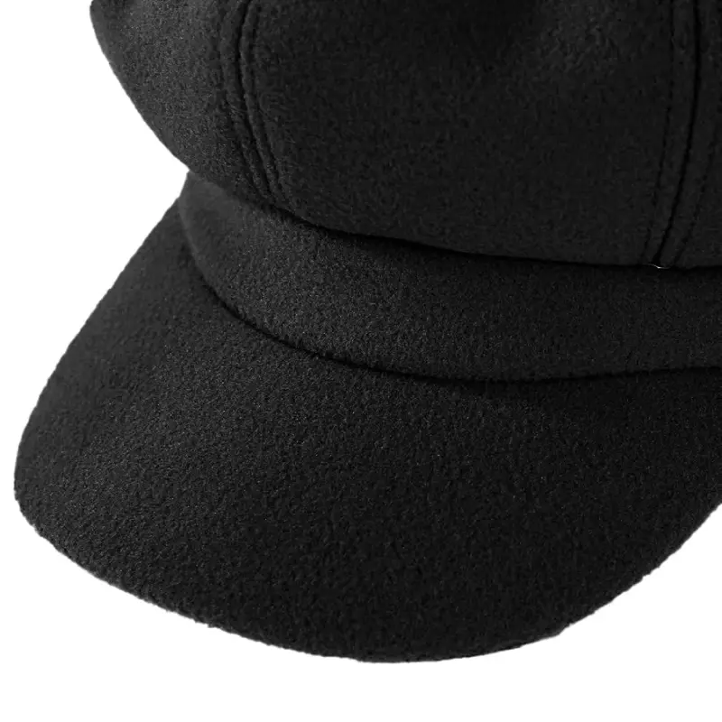 WULIQIUQIU Newsboy Caps for Women Classic Beret Hats Autumn Winter Cap | Adjustable, Breathable & Warm Retro 8-Panel Newsboy Hat, Lightweight Windproof for Daily Travel - 5