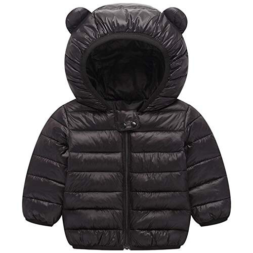 WUSENST Baby Boys Girls Winter Coats Hoods Light Puffer Down Jacket Outwear - WUSENST