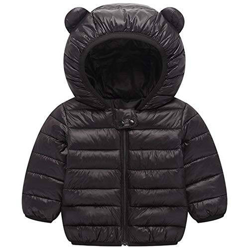 WUSENST Baby Boys Girls Winter Coats Hoods Light Puffer Down Jacket Outwear - 1