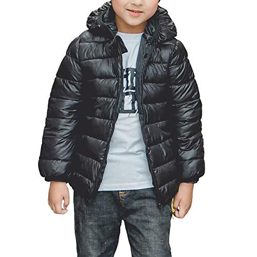 WUSENST Baby Boys Girls Winter Coats Hoods Light Puffer Down Jacket Outwear - 3