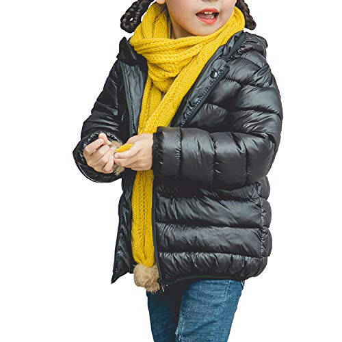 WUSENST Baby Boys Girls Winter Coats Hoods Light Puffer Down Jacket Outwear - 4