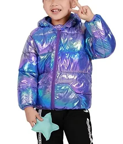 WUSENST Baby Boys Girls Winter Coats Hoods Light Puffer Down Jacket Outwear - 4