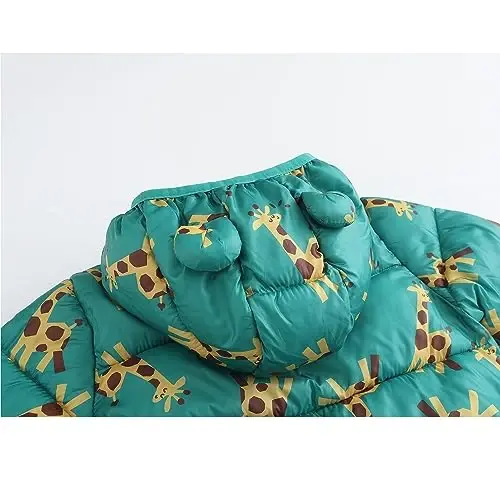 WUSENST Baby Boys Girls Winter Coats Hoods Light Puffer Down Jacket Outwear - 4