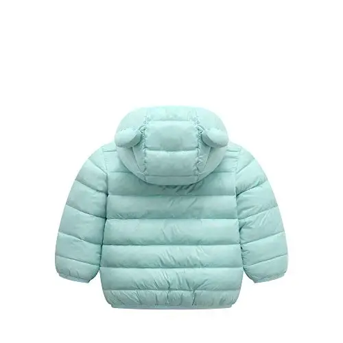 WUSENST Baby Boys Girls Winter Coats Hoods Light Puffer Down Jacket Outwear - 2