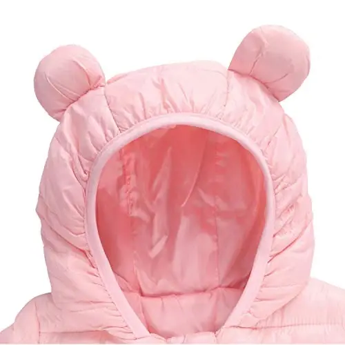 WUSENST Baby Boys Girls Winter Coats Hoods Light Puffer Down Jacket Outwear - 6
