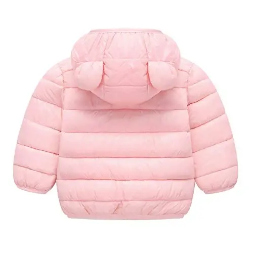 WUSENST Baby Boys Girls Winter Coats Hoods Light Puffer Down Jacket Outwear - 2