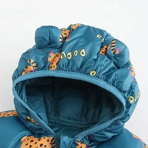 WUSENST Baby Boys Girls Winter Coats Hoods Light Puffer Down Jacket Outwear - 3