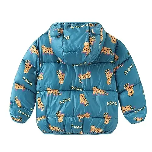 WUSENST Baby Boys Girls Winter Coats Hoods Light Puffer Down Jacket Outwear - 2