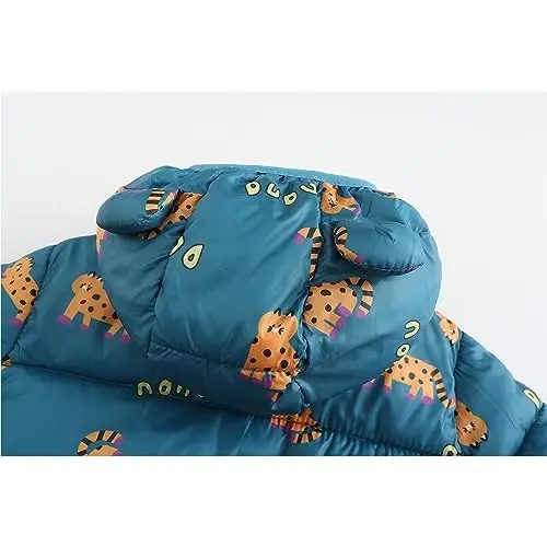 WUSENST Baby Boys Girls Winter Coats Hoods Light Puffer Down Jacket Outwear - 4