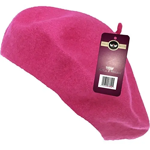 WW004 Winter 100% Wool Warm French Art Basque Beret Tam Beanie Hat Cap - 2