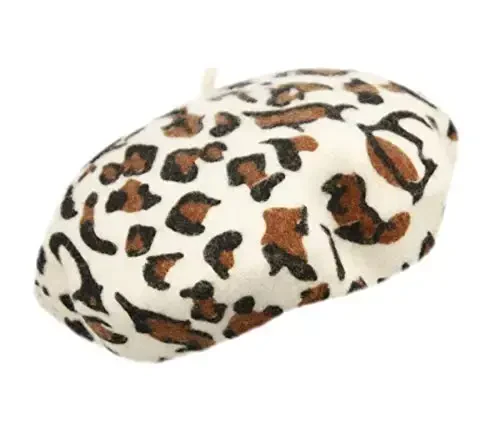 WW004 Winter 100% Wool Warm French Art Basque Beret Tam Beanie Hat Cap - WW004 (1)