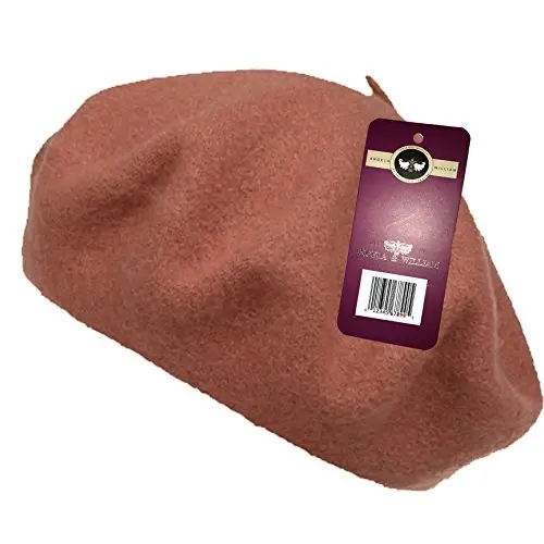 WW004 Winter 100% Wool Warm French Art Basque Beret Tam Beanie Hat Cap - 2