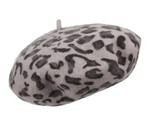 WW004 Winter 100% Wool Warm French Art Basque Beret Tam Beanie Hat Cap - WW004 (1)